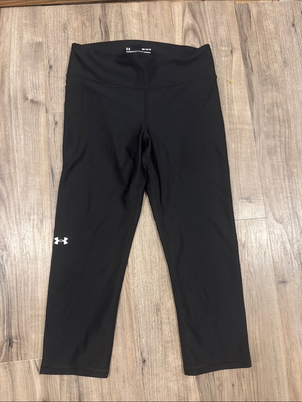 Under Armour Black Compression Capri.